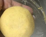 A picture of step 3 of Makki aur gehun ki roti.