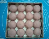 Foto langkah ke 7 dari resep Roti Sobek Ubi Ungu Kukus.