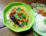 गुजराती मूंग कढ़ी (gujarati moong kadhi recipe in Hindi) रेसिपी चरण 6 फोटो