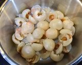 Hình bước làm 1 của món Vải sên đường