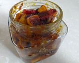 A picture of step 4 of Punjabi khatta meetha mixed vegetable pickle.