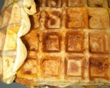 Une image de l'étape 4 de Gaufre chorizo / gruyère.