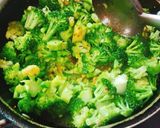 A picture of step 5 of Broccoli fry.