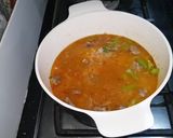 A picture of step 4 of Mutton yakhni pulao.