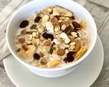 Hình bước làm 3 của món Yến mạch mix hạt và trái cây