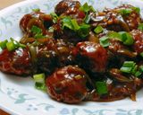 A picture of step 1 of Dry Manchurian.