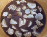 A picture of step 2 of Masala Yams(arvi).