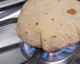 A picture of step 7 of Chapati with Mutton Liver.