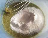 Foto langkah ke 4 dari resep Muffin Kelapa Matcha.