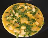 A picture of step 3 of Beancurd omelette.