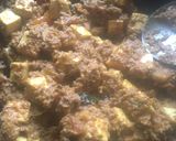 A picture of step 5 of Chettinad Paneer.