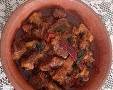 A picture of step 15 of Kerala style Beef fry with Malabar Paratha.