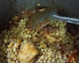 A picture of step 5 of Daal Chicken.