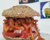Foto del paso 3 de la receta: Pan para sándwich saludable en microondas Listo en 2 minutos !