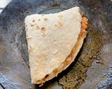 A picture of step 8 of Mexican Enchilada with Indian twist.
