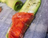 Foto del paso 3 de la receta: Rollitos de Calabacín rellenos de Salmón ahumado
