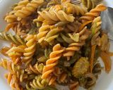 A picture of step 6 of Tri-colour Pasta.