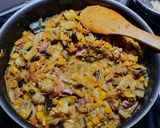 Foto del paso 1 de la receta: MOLDE DE VEGETALES Y Jamón Serrano🥩...!🌶️🍆🥕🥒🧄