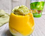Foto langkah ke 6 dari resep Matcha Mango Smoothie dengan Krim Matcha.