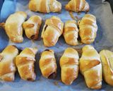 Pas rețetă Cornuri pufoase și aromate cu gem sau Nutella 8 fotografie