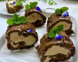 Foto langkah ke 7 dari resep Sus Gulung Coklat Cappuccino.