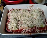 Une image de l'étape 6 de Lasagne courgette poulet.