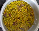 A picture of step 1 of Surti Papdi and Brinjal Subzi.