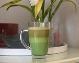 A picture of step 2 of Dirty Matcha Latte for the Whiskless.