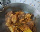 A picture of step 10 of Kashmiri kadam Saag Chicken.