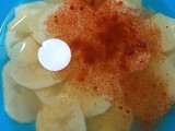 شيبس بنكهتين  نكهة المالحة   و نكهة الشورما🌯🌯 و لا اسهل 👌👌 مع سر يبقيها مقرمشة
