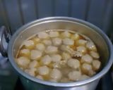 Foto langkah ke 3 dari resep Bakso Daging Sapi + Udang dengan Kaldu Iga Sapi.