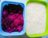 Foto langkah ke 1 dari resep Dragon Fruit Ice Cream (Es Krim Buah Naga).