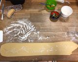 A picture of step 6 of Easy home made Tagliatelle.