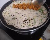 A picture of step 5 of Onion Rava Masala Dosa.