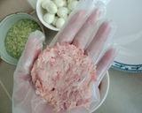 Hình bước làm 2 của món Trứng cút bọc cốm xanh