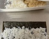 A picture of step 1 of Cucumber Roll Sushi かっぱ巻き.