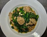 Hình bước làm 6 của món Cải Kale 🥬 Xào Thịt Bò 🥩