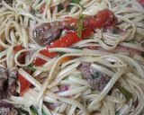Foto del paso 4 de la receta: Linguini Saltado con Papa y crema Huancaina🇵🇪