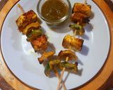 A picture of step 6 of Makhmali Paneer Tikka.