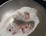 A picture of step 8 of Puri bhaji.