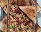 A picture of step 12 of Veg Au gratin and Garlic herb toast.