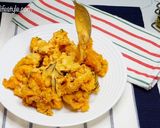 Foto langkah ke 8 dari resep Cumi Goreng Crispy Saus Telur Asin 🦑.