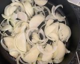 A picture of step 1 of Pan fried Steak and Balsamic Onions.