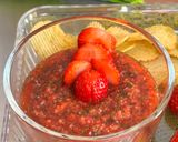 A picture of step 7 of Strawberry Salsa.