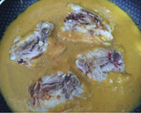 Foto del paso 6 de la receta: Contra muslos de pollo con salsa de coco y melocotón