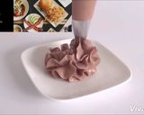 A picture of step 4 of Chocolate condensed milk buttercream.