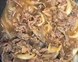A picture of step 5 of Japanese Beef with Rice.