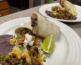 A picture of step 13 of Beef and Black Bean Crunch Burritos.