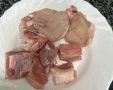 Foto del paso 1 de la receta: 555. Paella de pollo y costillas de cerdo (principal arroz)