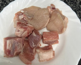 Foto del paso 1 de la receta: 555. Paella de pollo y costillas de cerdo (principal arroz)